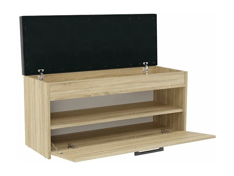 Szafka na Obuwie Parma | Sonoma |  100x35x49 cm | Szafka na obuwie z siedziskiem i schowkiem