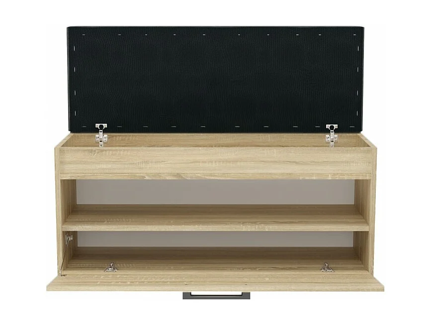 Szafka na Obuwie Parma | Sonoma |  100x35x49 cm | Szafka na obuwie z siedziskiem i schowkiem