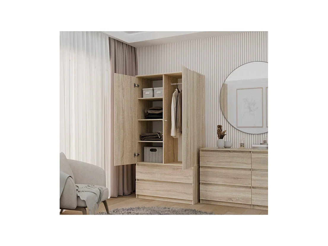 Armoire Malwa SS-90 OAK SONOMA
