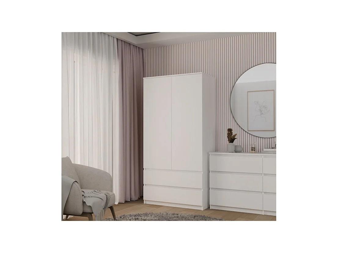 Armoire Malwa SS-90 BLANC