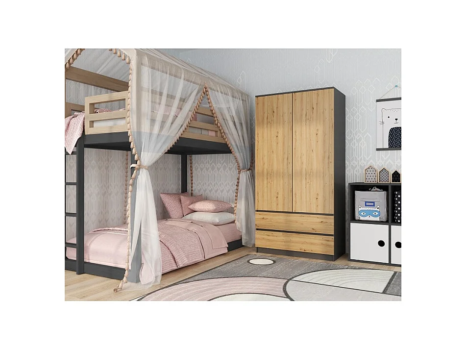 Armoire Malwa SS-90 ANTHRACITE ARTISAN