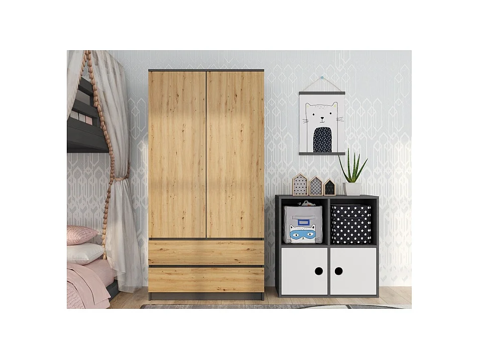 Armoire Malwa SS-90 ANTHRACITE ARTISAN