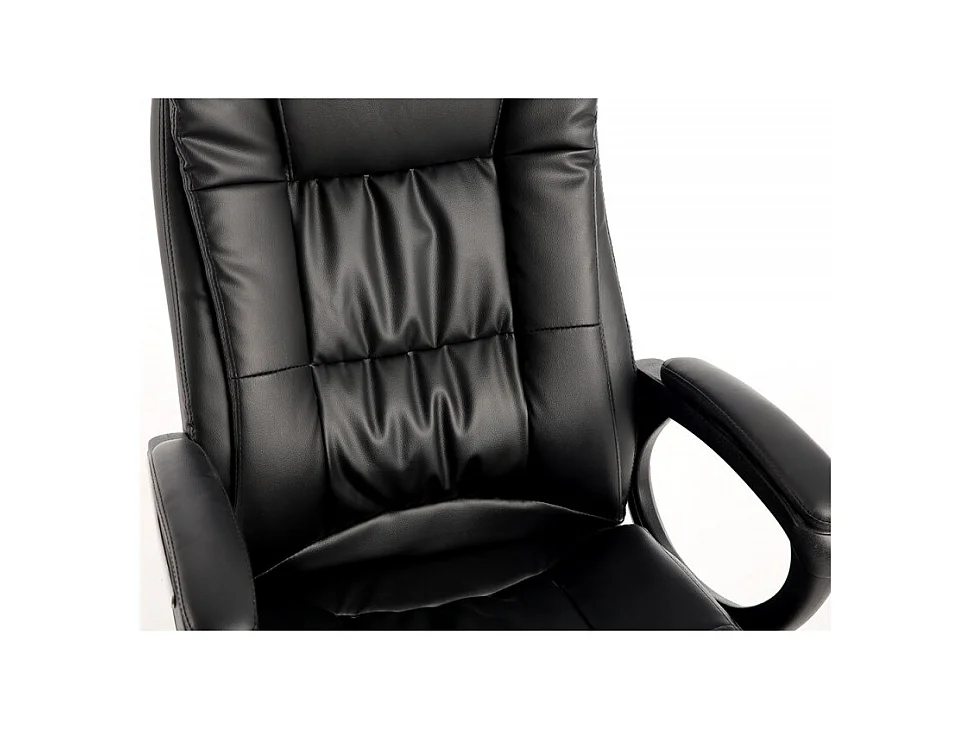 Fotel Obrotowy Idol | Czarny | 63x63x119 cm | Wygodne, Regulowane