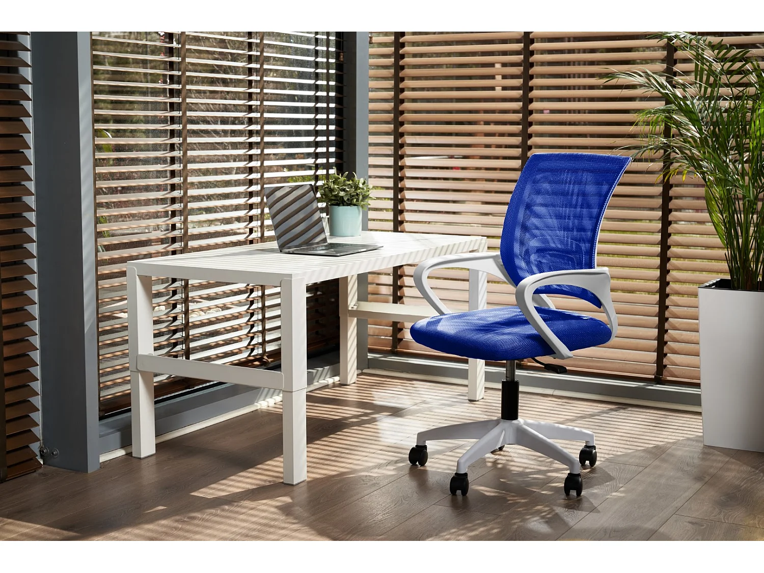 Chaise de bureau SMART bleue