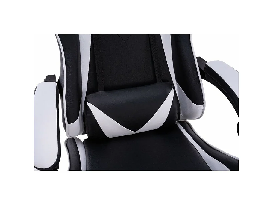 Fotel Gamingowy REMUS | Biały |  66x62x125 cm | Gamingowy