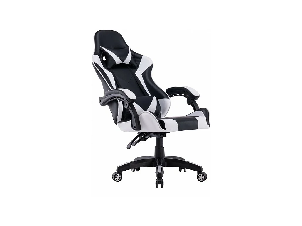 Fotel Gamingowy REMUS | Biały |  66x62x125 cm | Gamingowy