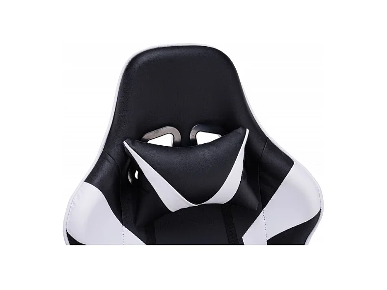 Fotel Gamingowy REMUS | Biały |  66x62x125 cm | Gamingowy