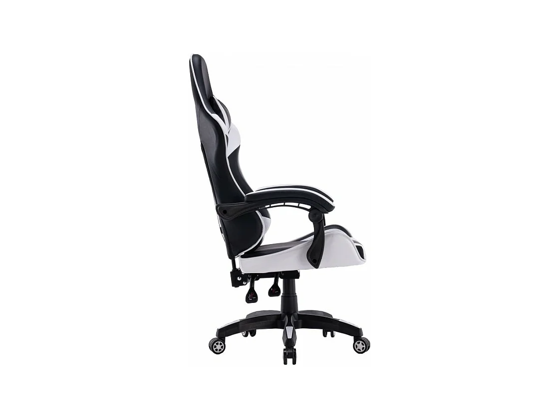 Fotel Gamingowy REMUS | Biały |  66x62x125 cm | Gamingowy