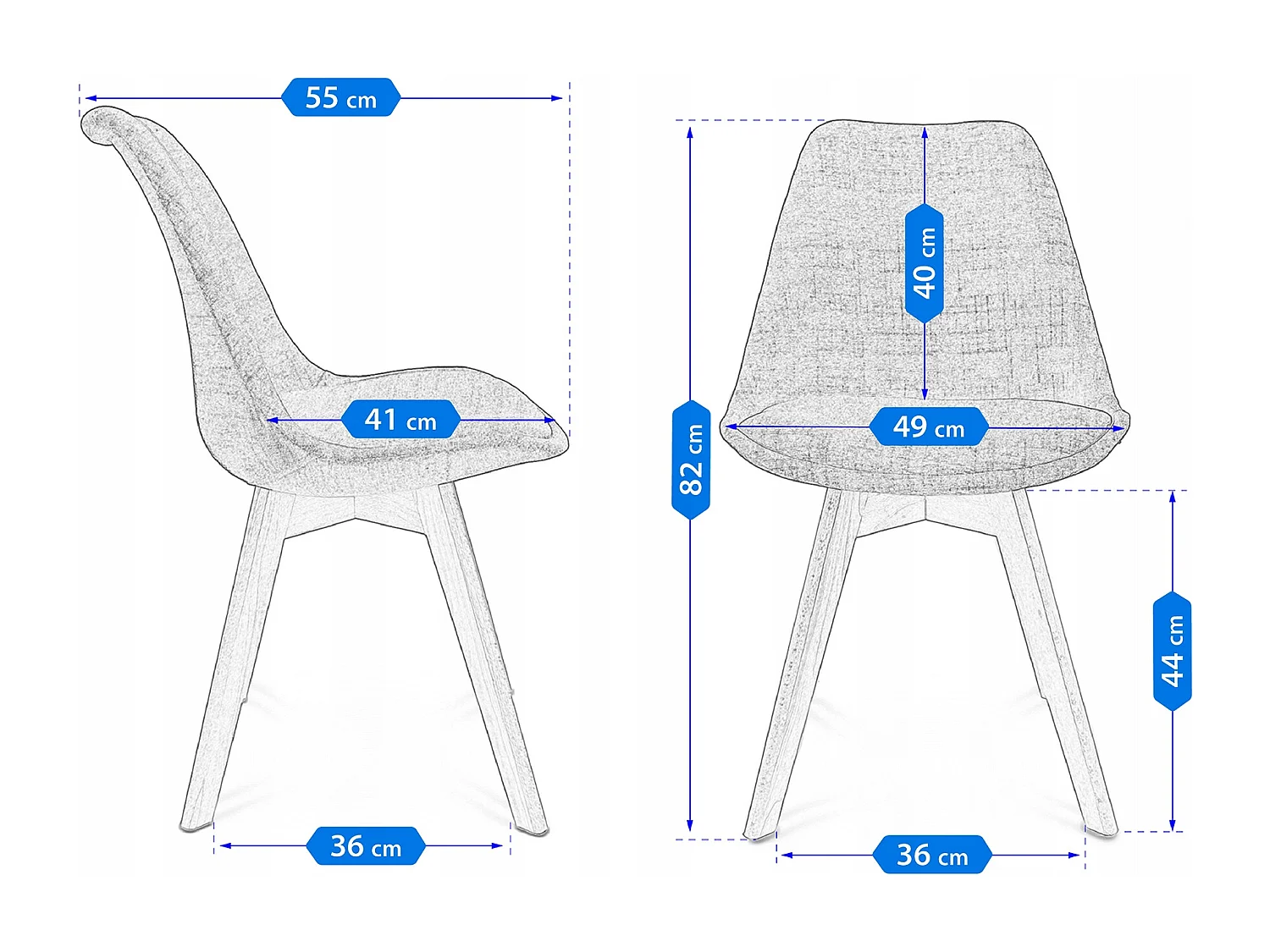 Chaise ALTA beige chaise
