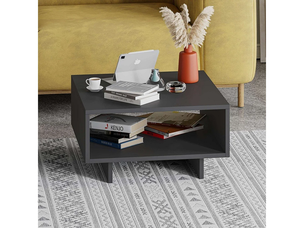 Table basse 1 étagère L60 cm - Hola