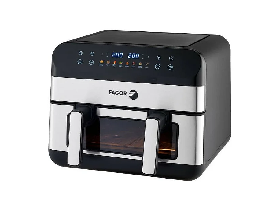 Friteuse sans huile - FAGOR - Airfryer FGF10 - 10L - 2400 W - Ecran tactile - 8 modes pré enregistré – Grande cuve de cuisso