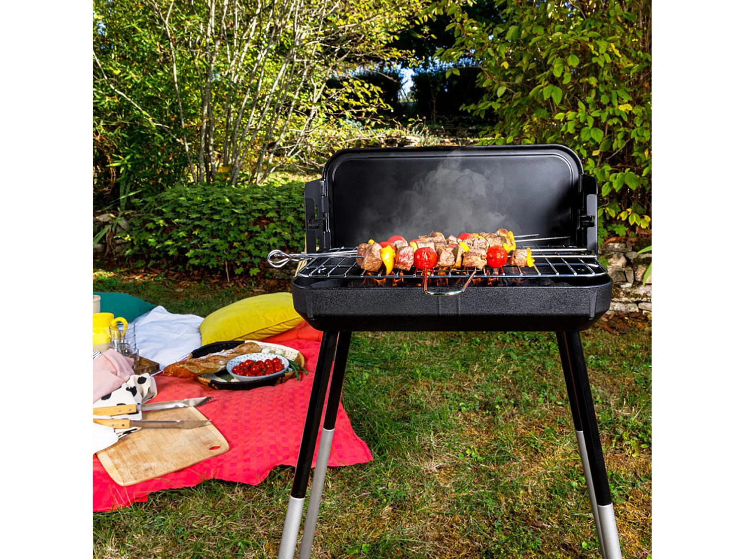 Somagic Barbecue à charbon 39x23cm noir - 304022D00