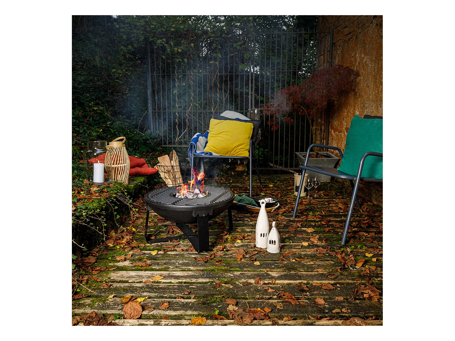 Braséro avec cuve en fonte émaillé Ø 52 cm - Somagic