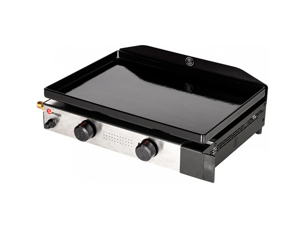 Plancha gaz à poser 2 brûleurs Solia 200 - Somagic