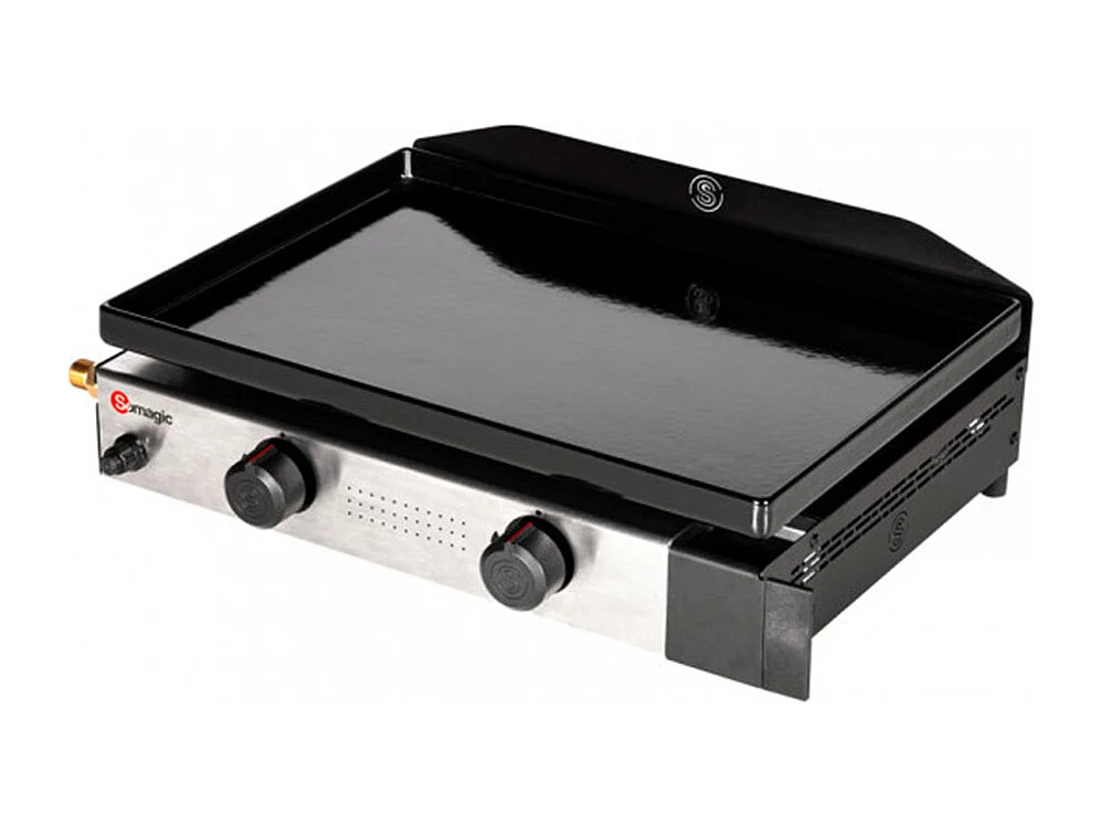 Plancha de gas SOLIA 200 2 quemadores 4,25kW