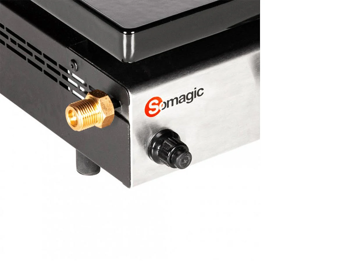 Plancha de gas SOLIA 200 2 quemadores 4,25kW