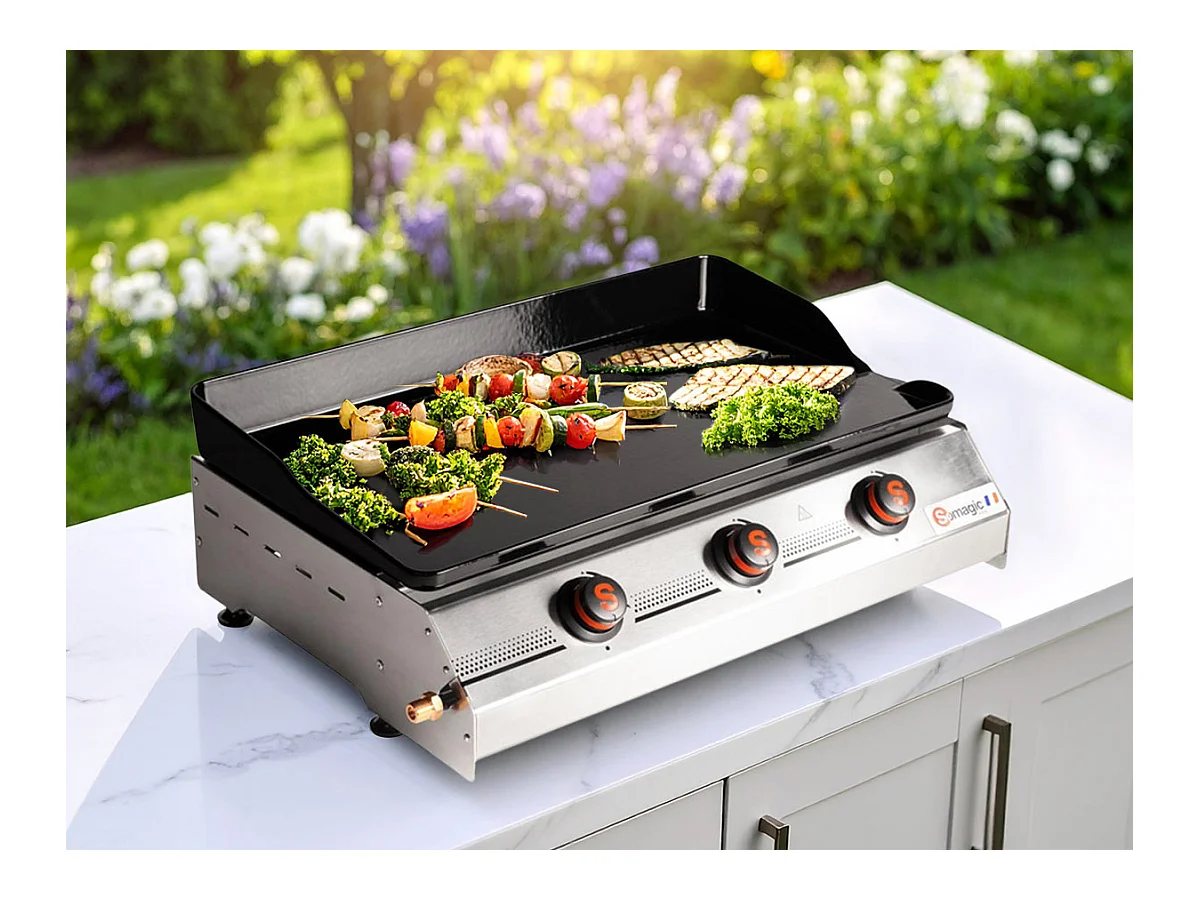 Plancha Premium 3 bruciatori