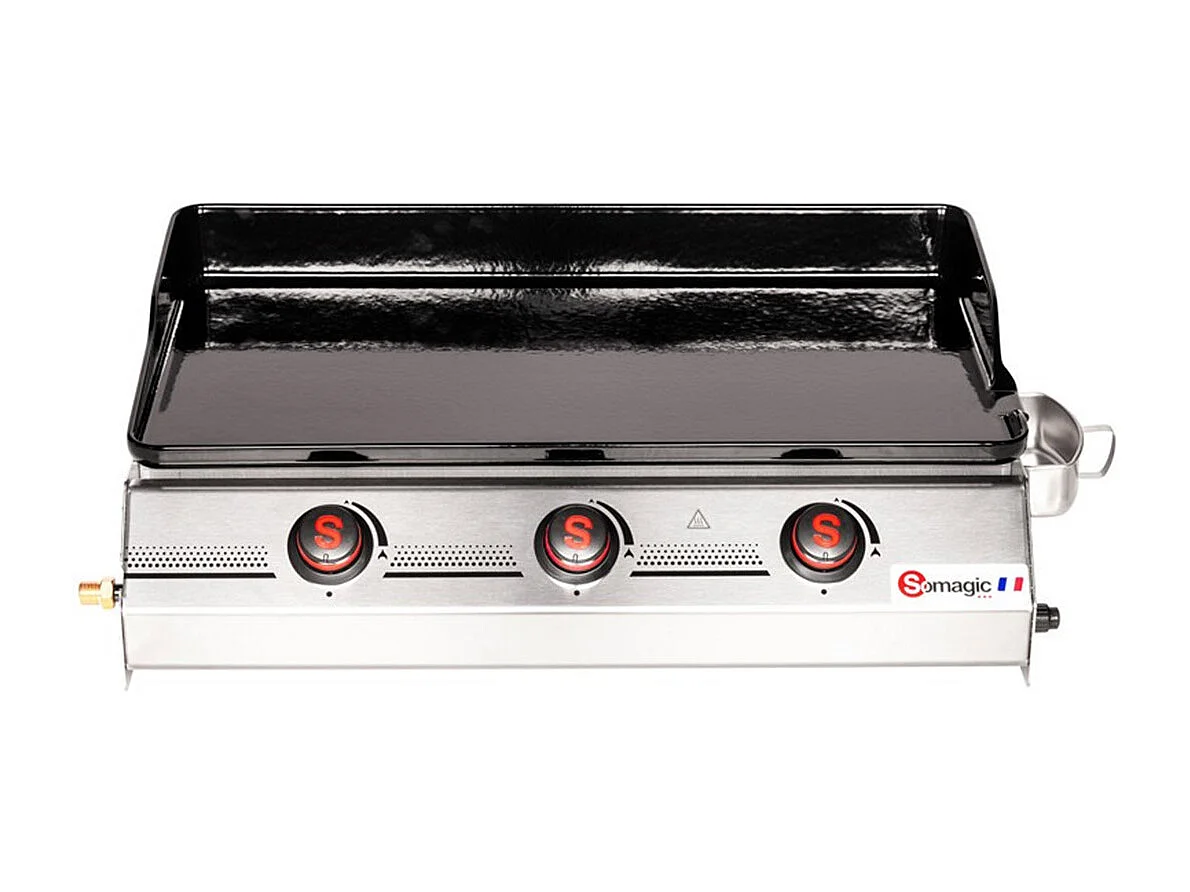 Plancha gaz 3 brûleurs So Premium - 10,5 kW