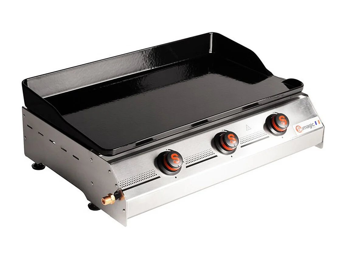 Plancha gaz 3 brûleurs So Premium - 10,5 kW