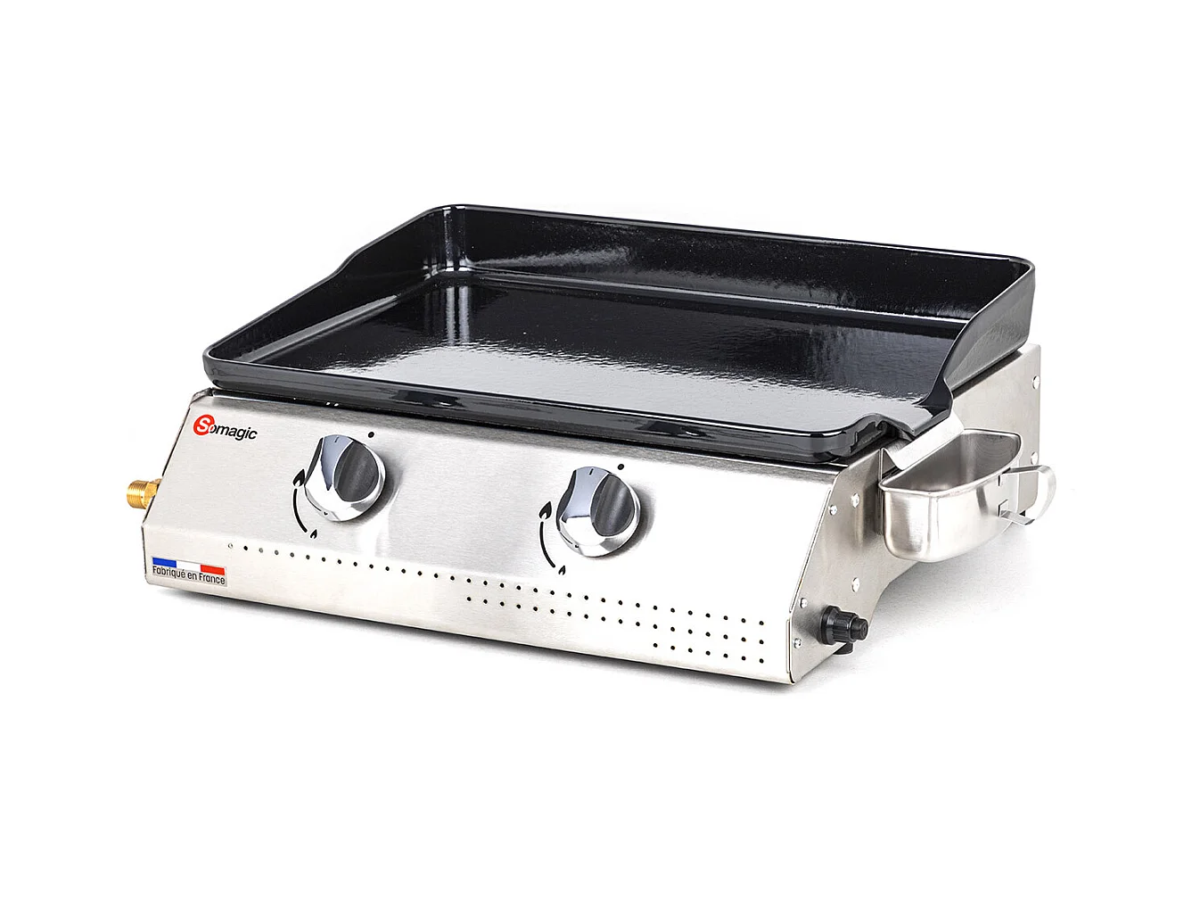 Plancha de asar a gas VERA 200 2 quemadores 5,3kW