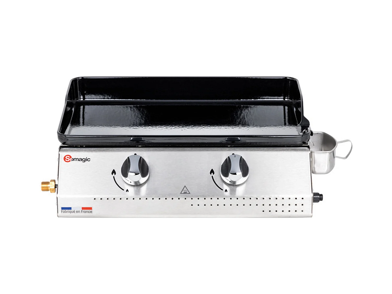 Plancha de asar a gas VERA 200 2 quemadores 5,3kW