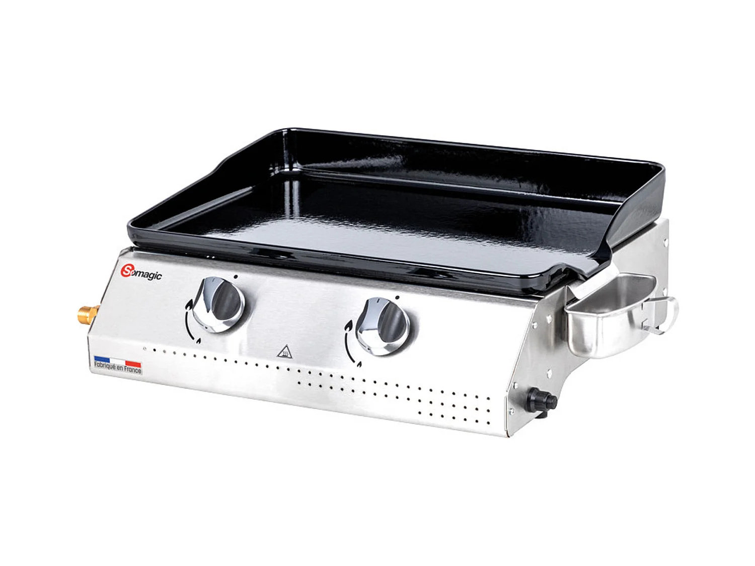 Plancha de asar a gas VERA 200 2 quemadores 5,3kW