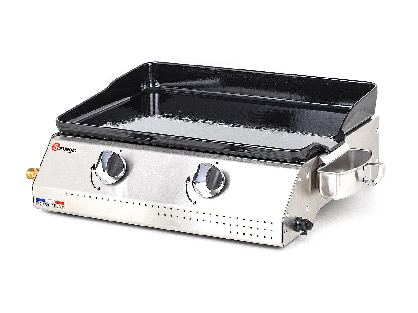 Plancha à gaz Vera 200 avec cuve en inox - Somagic