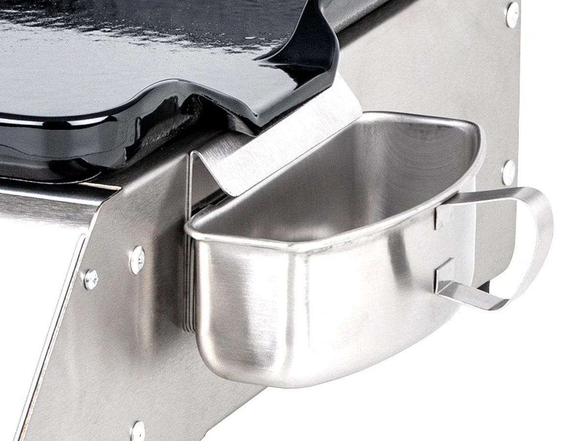 Plancha à gaz Vera 200 avec cuve en inox - Somagic