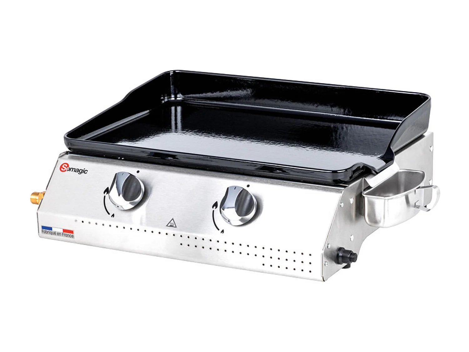 Plancha à gaz Vera 200 avec cuve en inox - Somagic