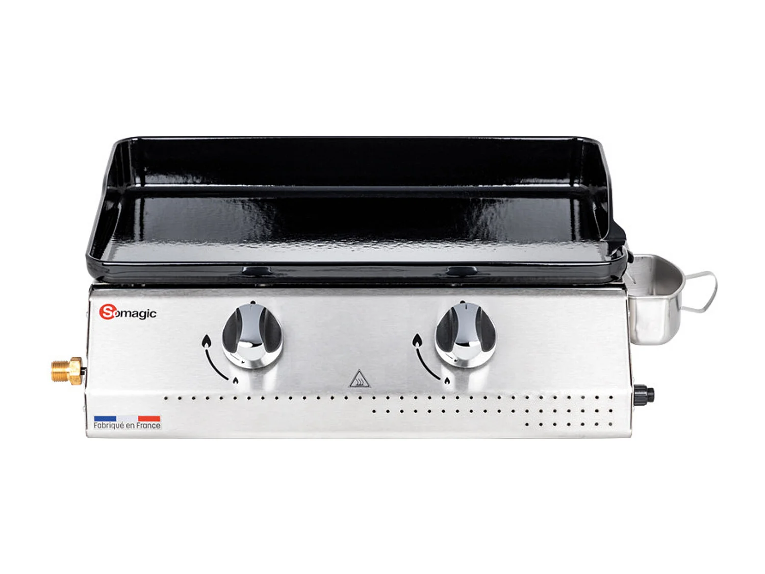 Plancha à gaz Vera 200 avec cuve en inox - Somagic