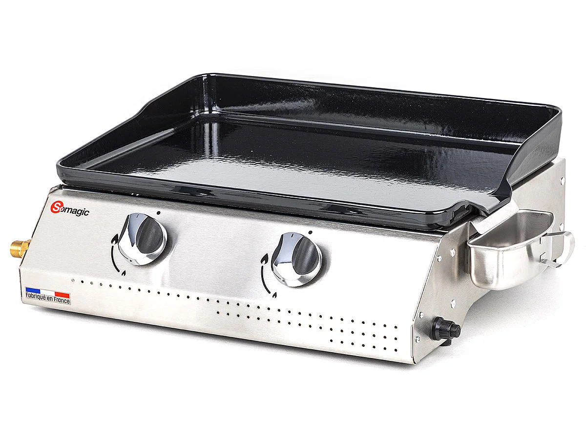 Plancha gaz 2 brûleurs Vera 200 - Somagic