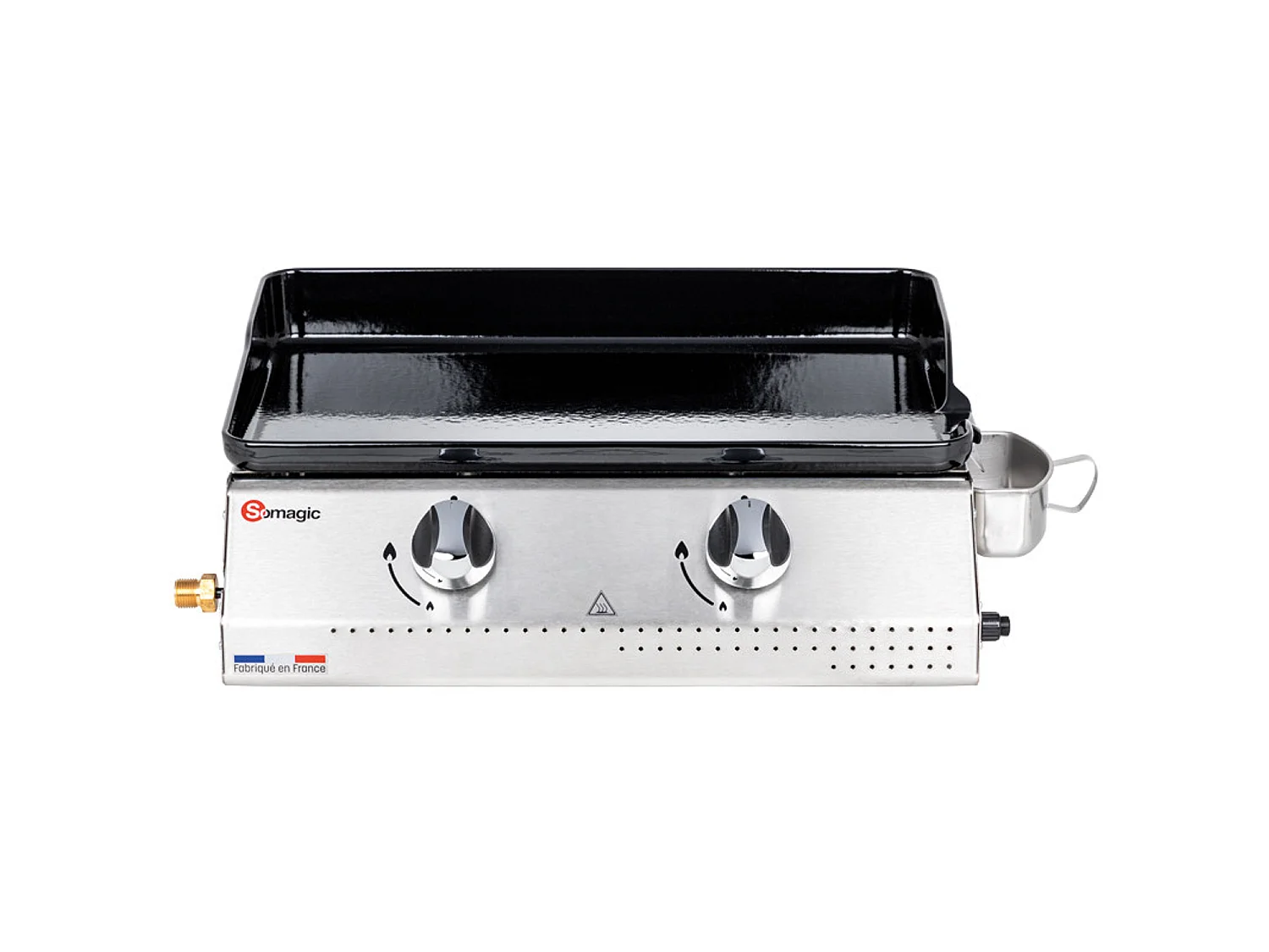 Plancha gaz 2 brûleurs Vera 200 - Somagic