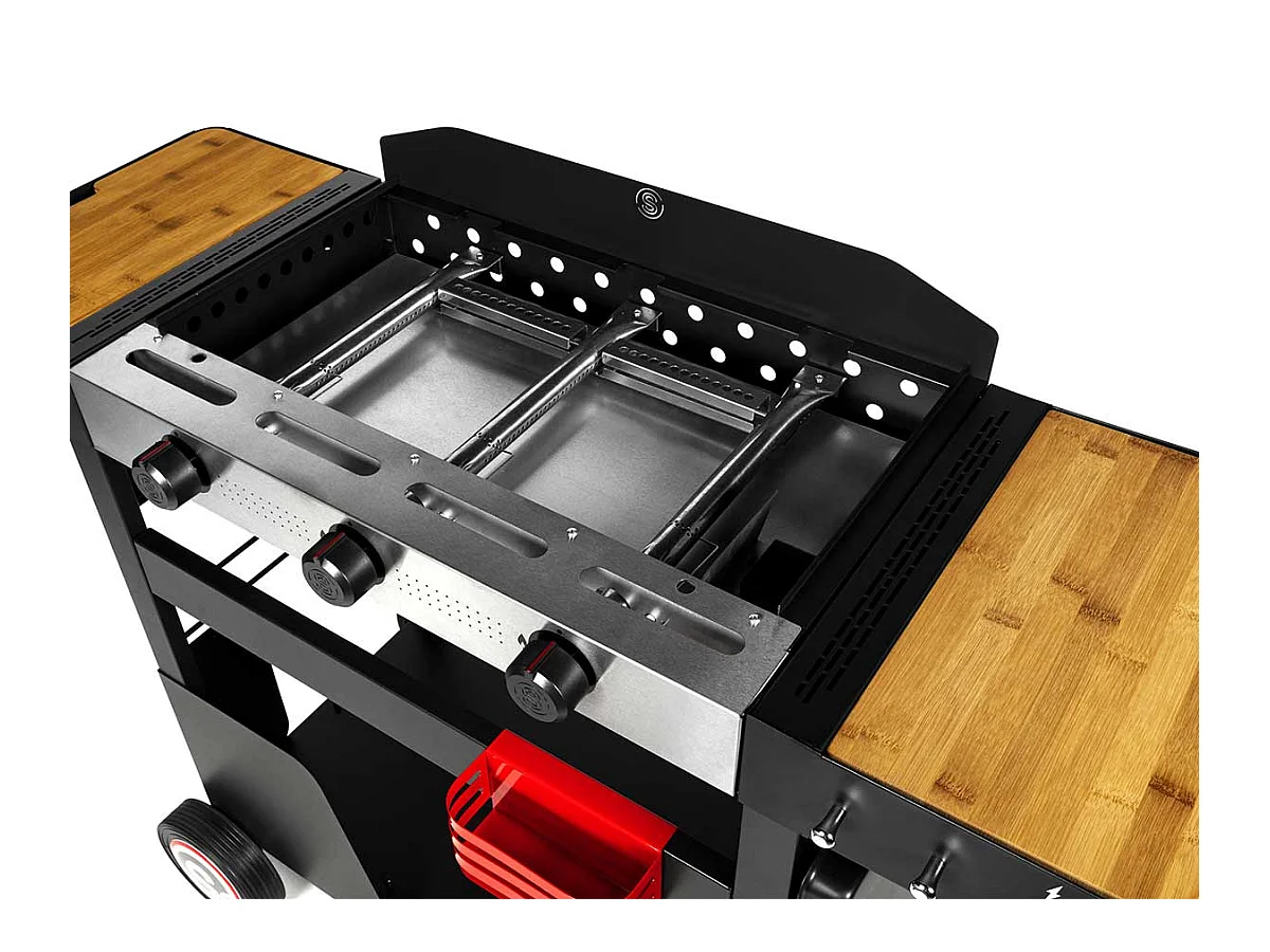 Griglia a gas SAN SEBASTIAN 3 bruciatori 6,45kW