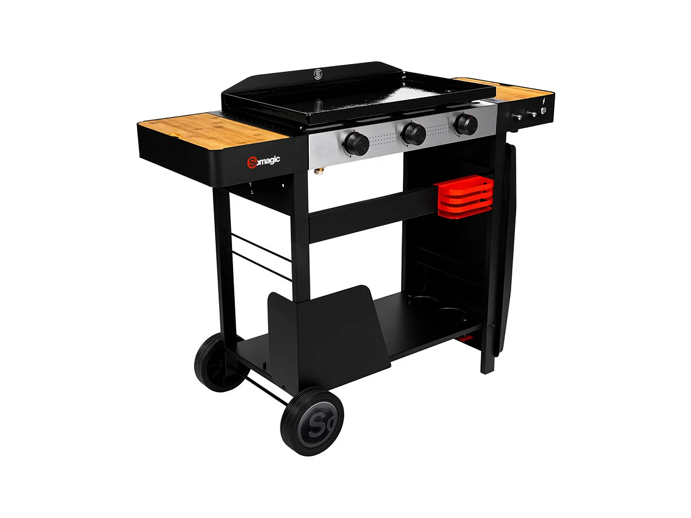 Griglia a gas SAN SEBASTIAN 3 bruciatori 6,45kW