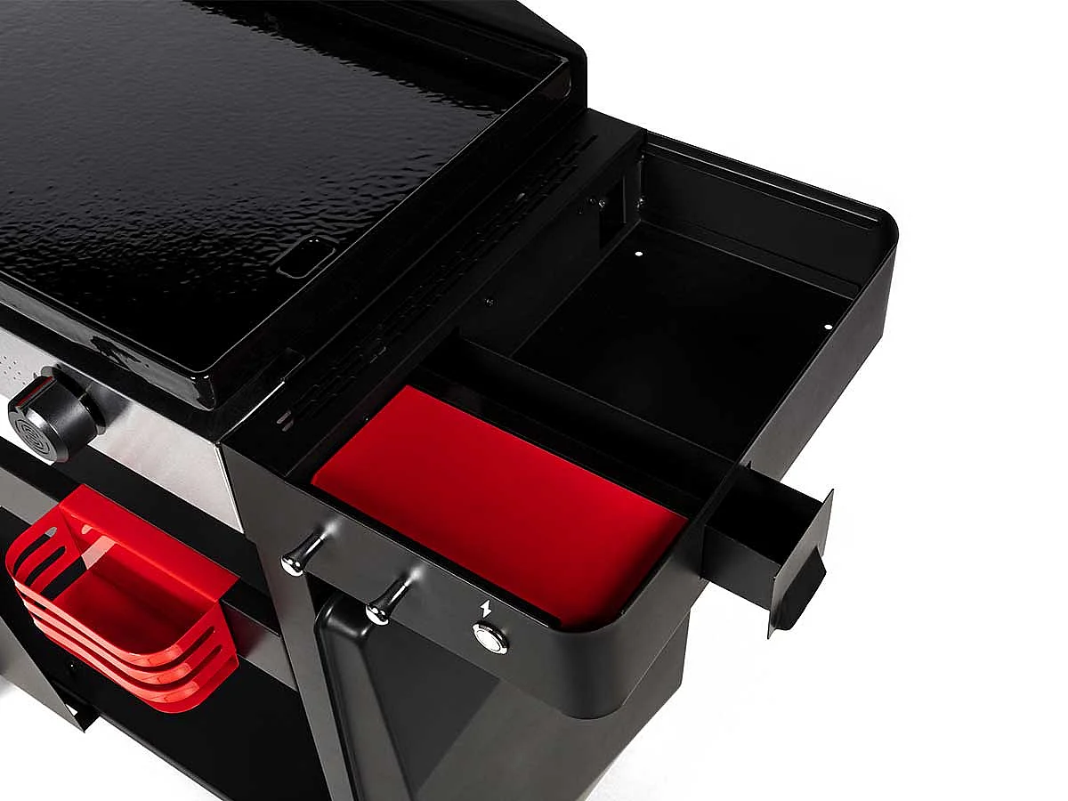 Plancha gaz sur chariot 3 brûleurs Solia 350 - Somagic