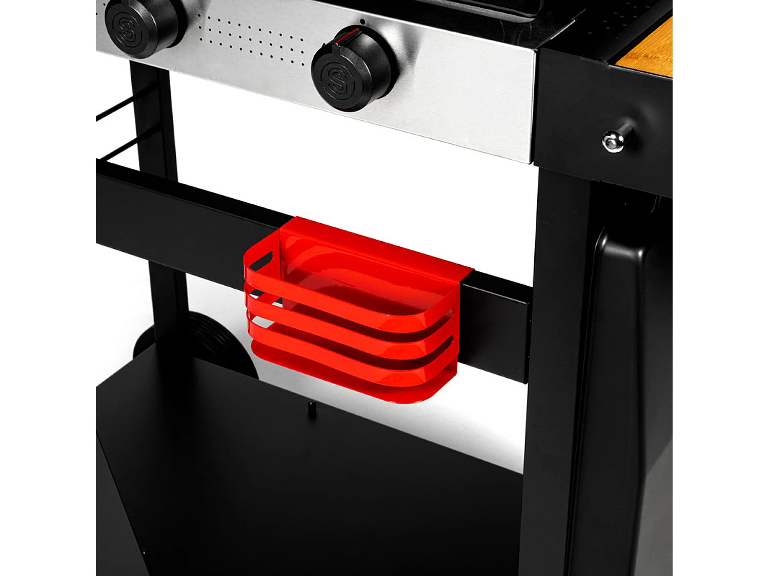 Plancha gaz sur chariot 3 brûleurs Solia 350 - Somagic