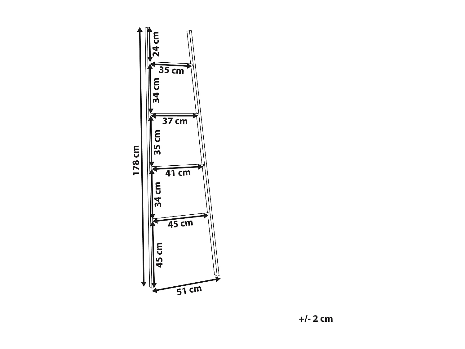 Toallero OTAVALO Madera de bambú Marrón claro