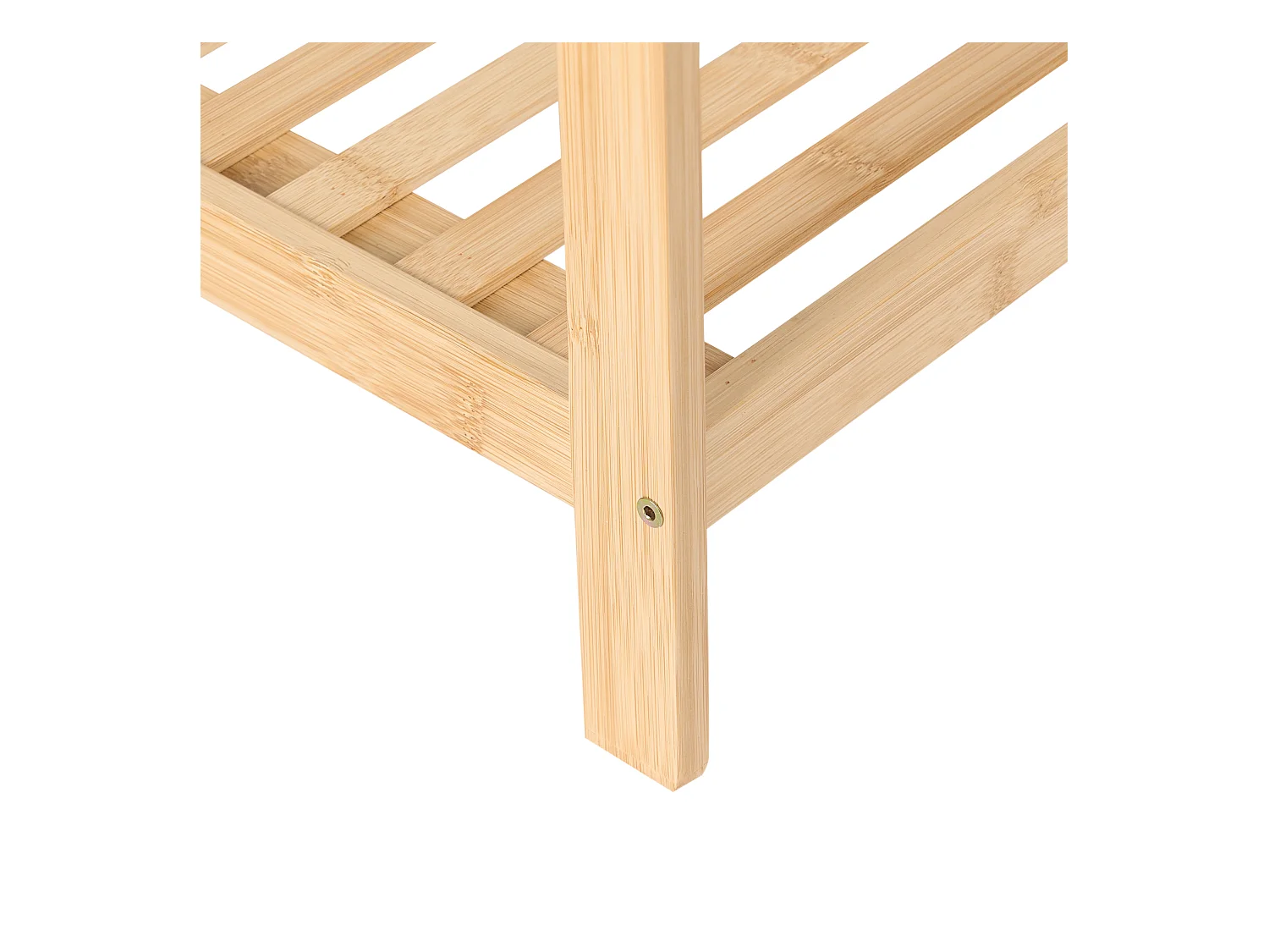 Porte-serviettes avec étagère YUNGAS Bambou Marron clair