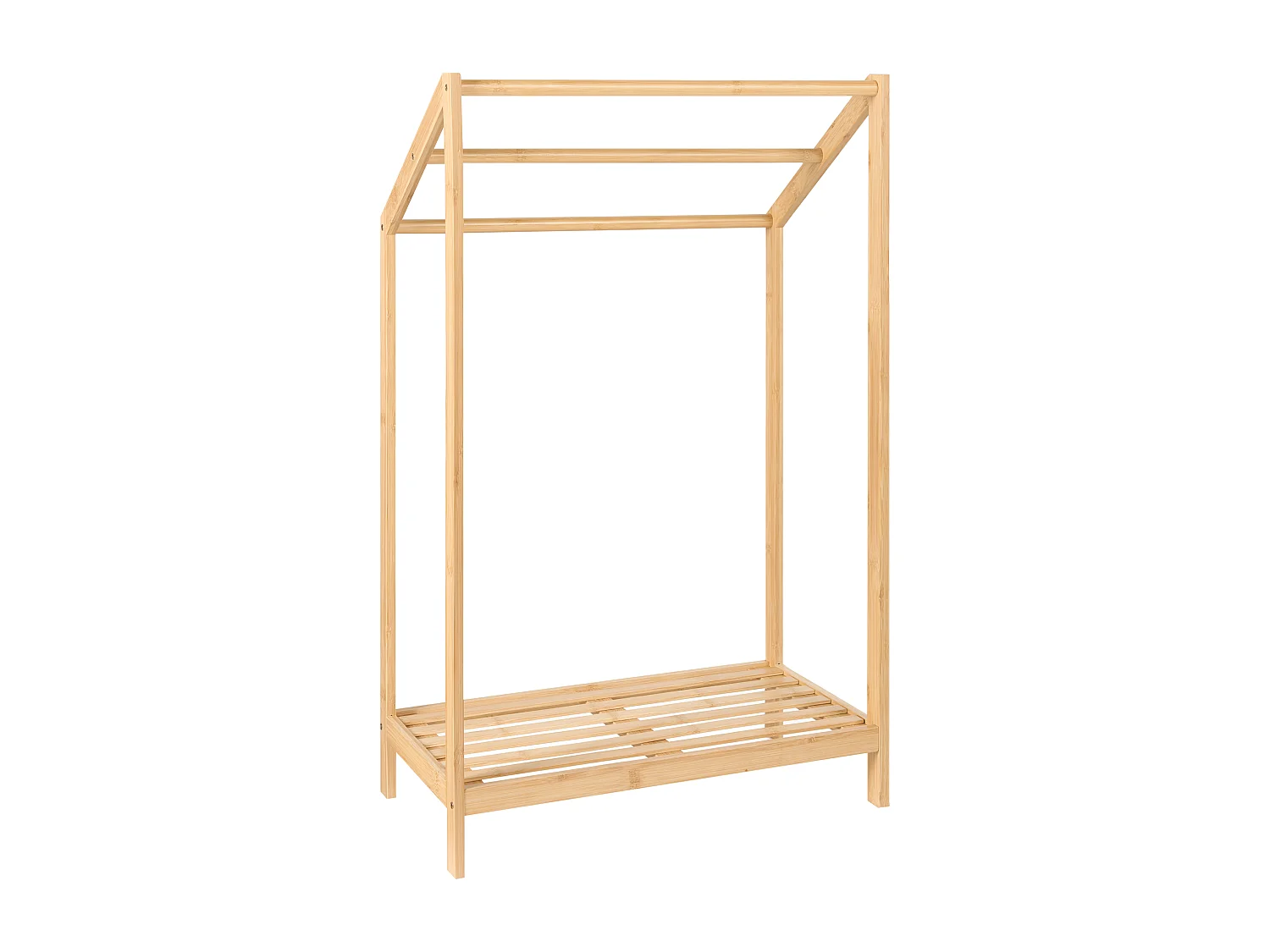 Porta asciugamani con ripiano YUNGAS Legno di bambù Marrone chiaro