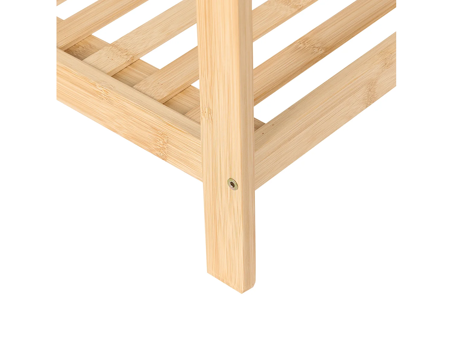 Porta asciugamani con ripiano YUNGAS Legno di bambù Marrone chiaro