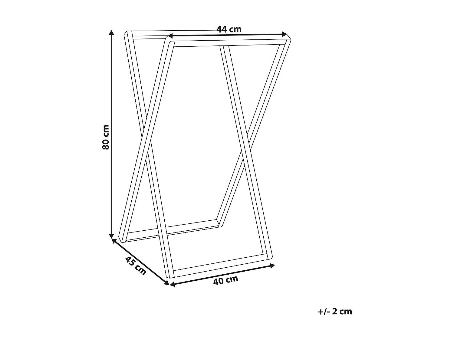Toallero ARRAIAL Madera de bambú Marrón claro