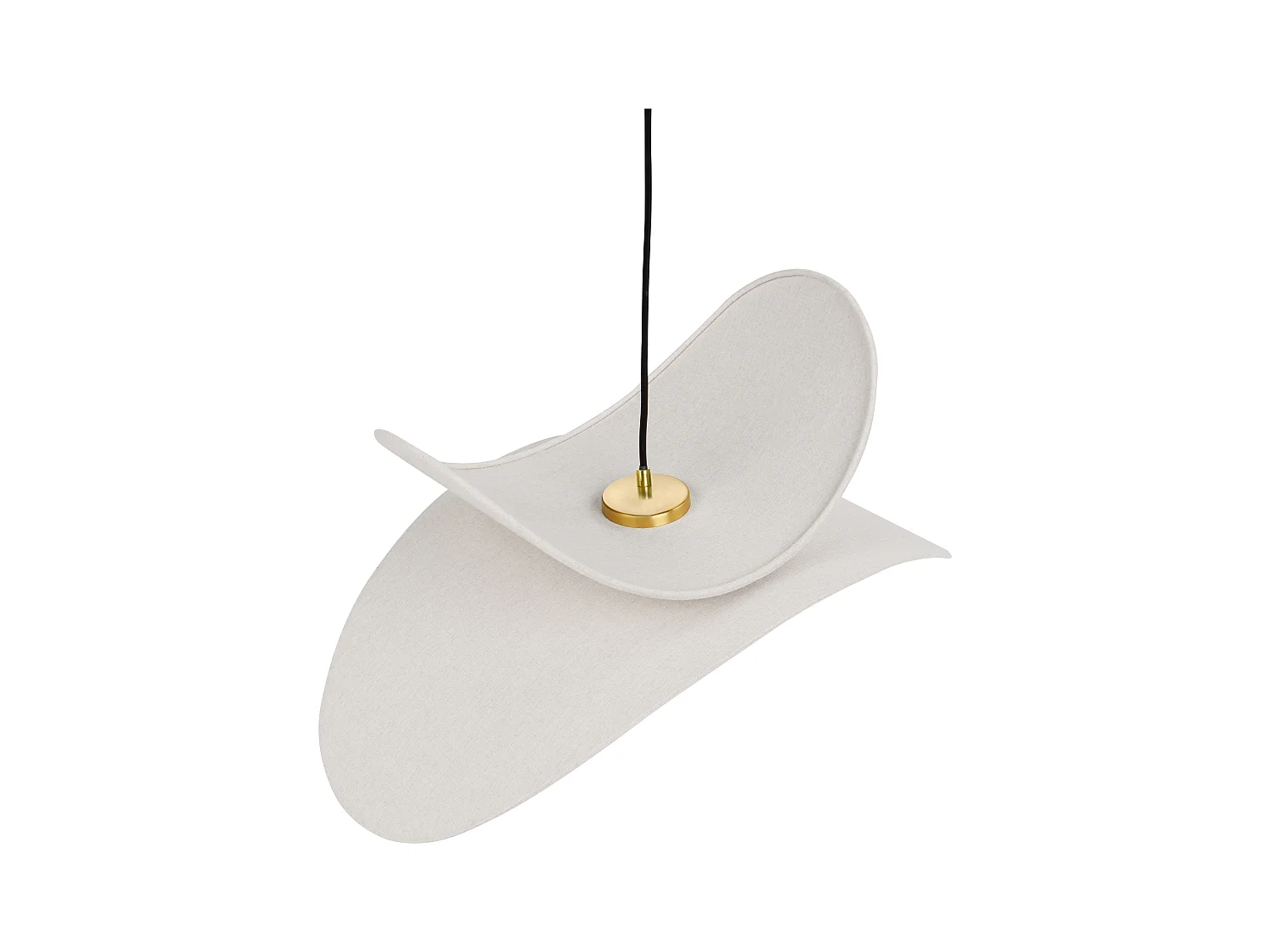 Lampe suspension MASCOTA Lin Gris clair