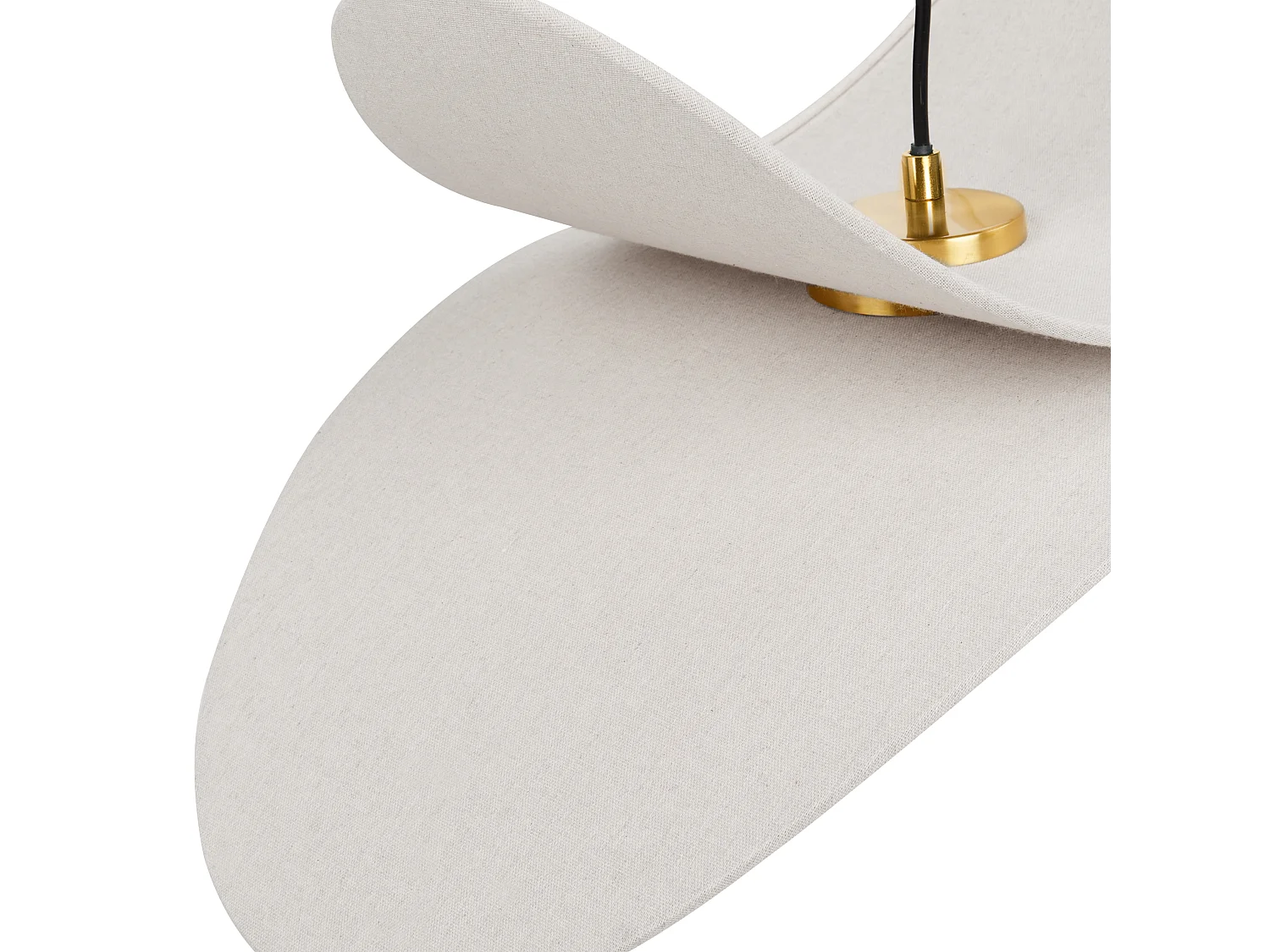 Lampe suspension MASCOTA Lin Gris clair