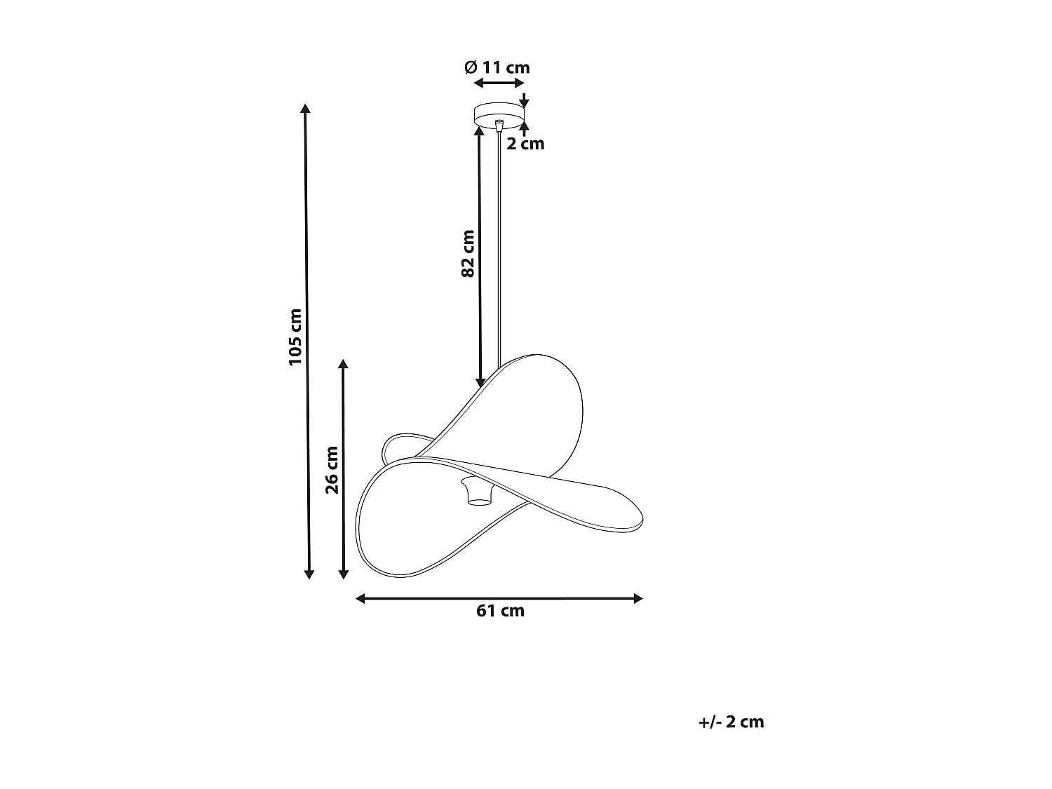 Lampe suspension MASCOTA Lin Gris clair