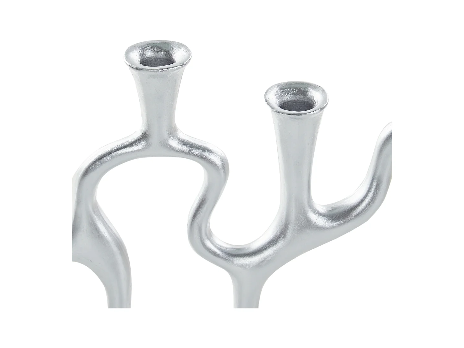 Kaarshouder FAMOES Metaal 41 cm Zilver