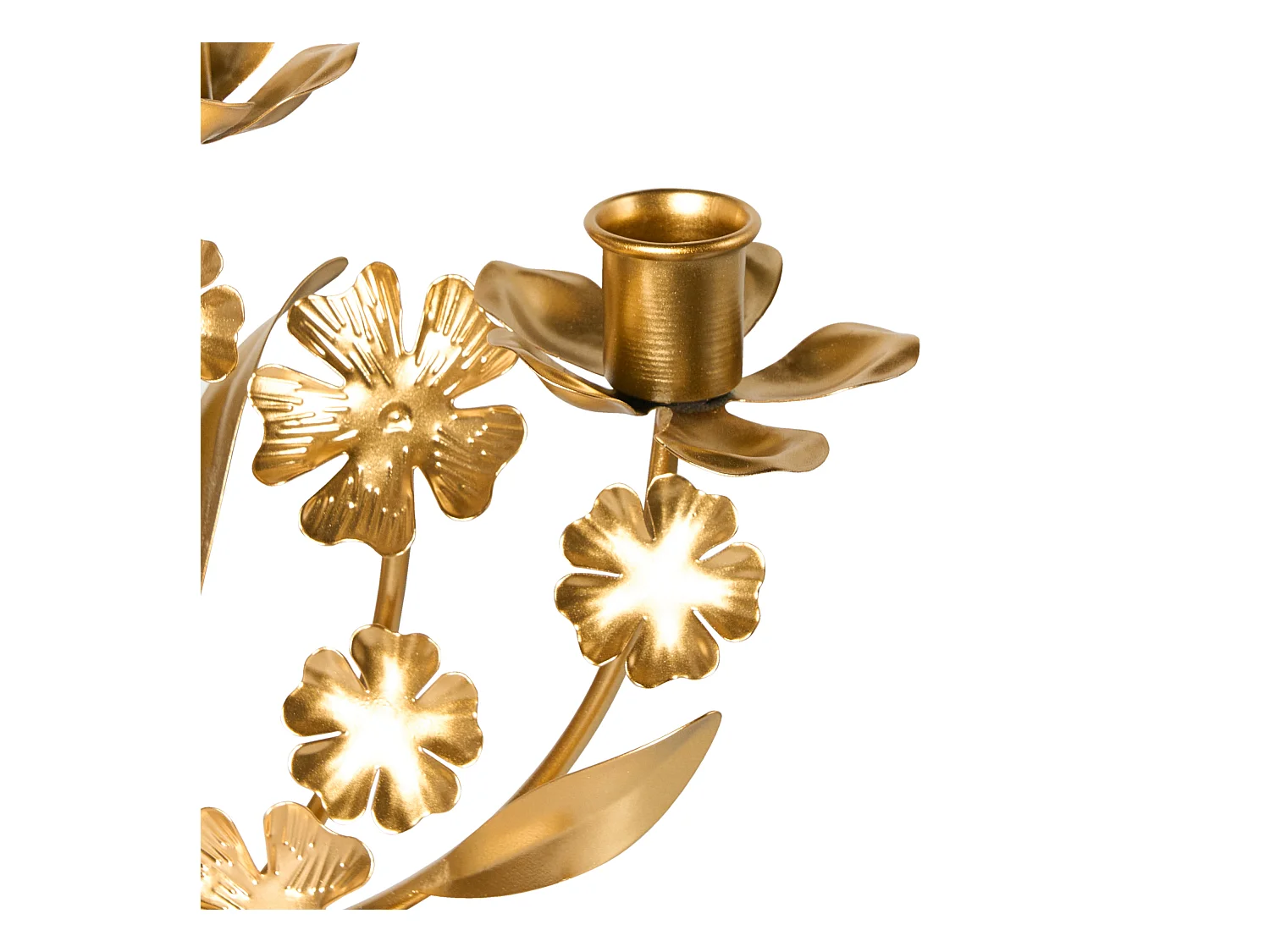 Kerzenständer RAMADA Metall 25 cm Gold