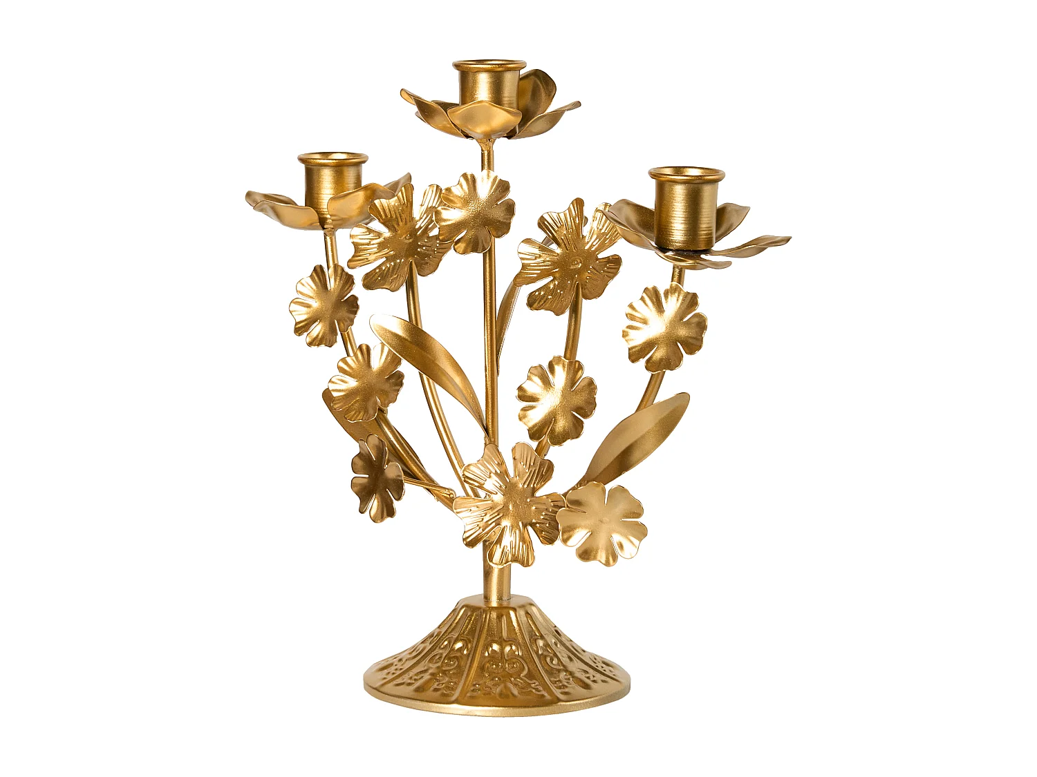 Kerzenständer RAMADA Metall 25 cm Gold