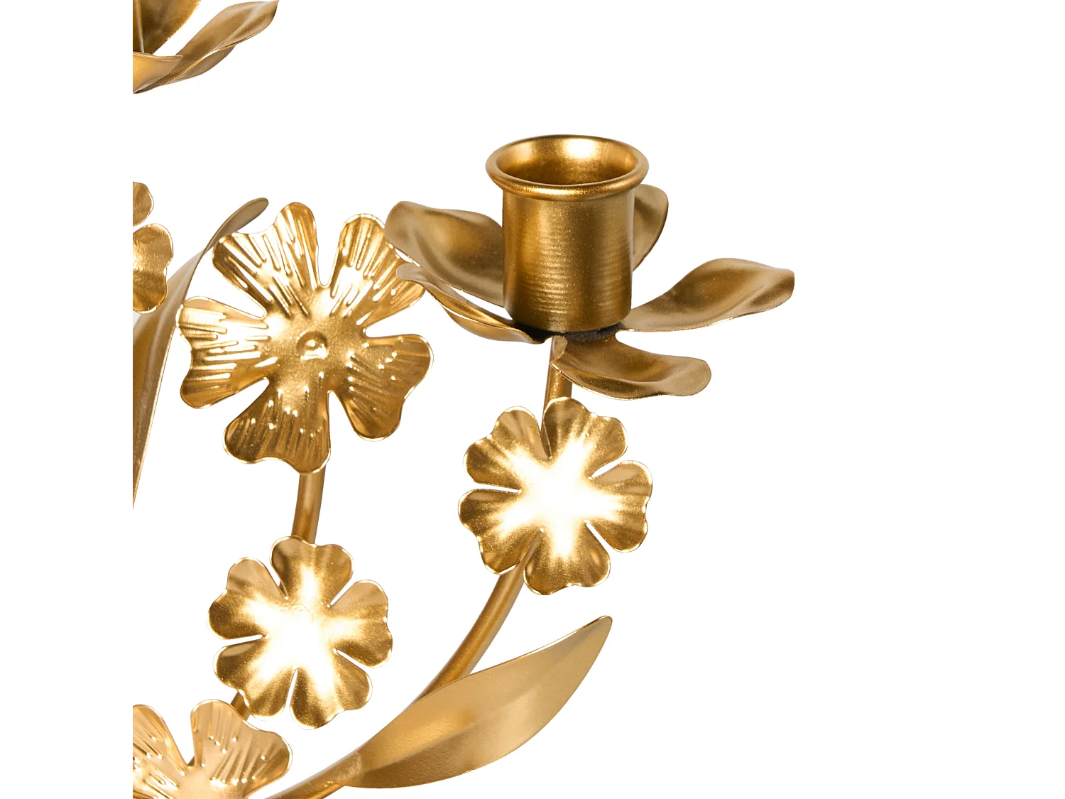 Portacandele RAMADA Metallo 25 cm Oro