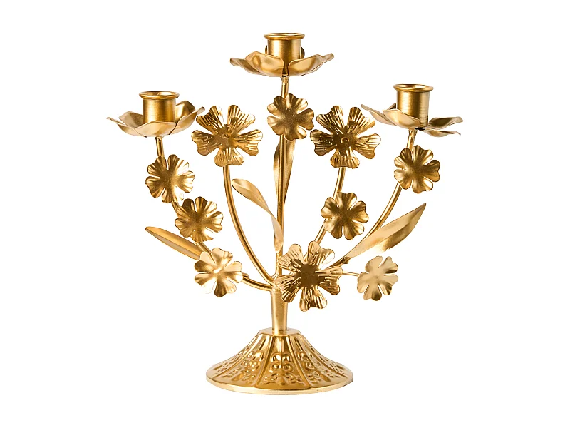 Kerzenständer RAMADA Metall 25 cm Gold