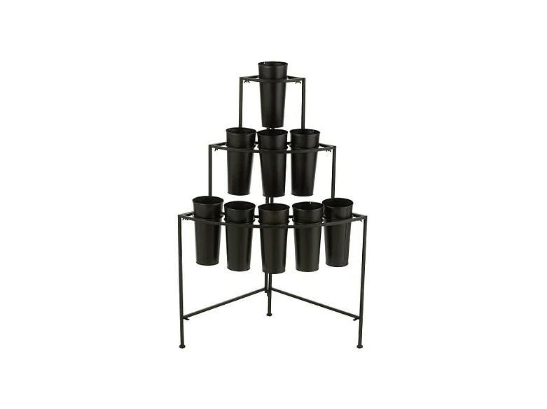 Pisapapeles de metal negro de 67x46x100 cm